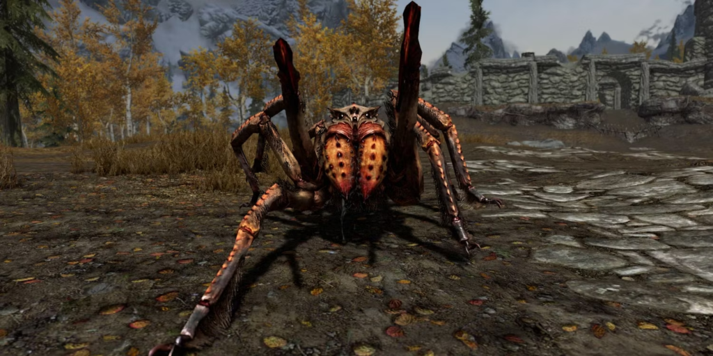 Frostbite Spider In Skyrim