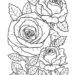 Best Printable Rose Coloring Pages