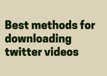 Best methods for downloading twitter videos