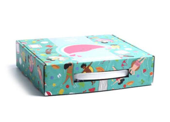 suitcase box with handle