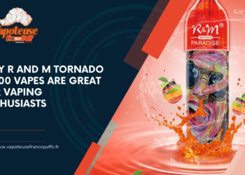 R and M Tornado 10000 vapes are great for vaping enthusiasts