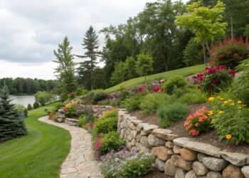 Rock Retaining Walls for Garden Beds: A Beautiful and Functional Solution